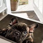 tapis moderne imprimé chien noir blanc antidérapant polyestère salon chambre cuisine