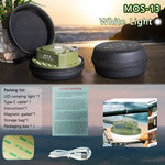 lampe camping vert olive aimantée rechargeable led moderne portative usb