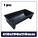 conteneur rangement bobine plastique noir ondulé surface intérieure industrielle utilitaire sd antistatique