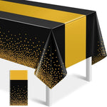 nappes jetables festives motifs dégradés serviettes papier blanc jaune doré rose modernes