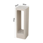support vases moderne multi niveaux beige noir texture marbrée intérieur moderne