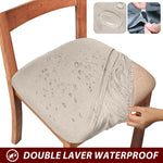housses chaise spandex imperméable couleur gris moderne unies élastiques amovibles lavables maison restaurant