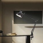 lampe led moderne réglable clip noir table lecture travail étude