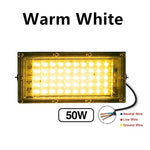 projecteur led violet blanc moderne ip65 50w 100w grille clips