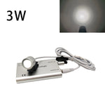 lampe torche led 3w noir rouge bleu argent clip magnétique moderne compact