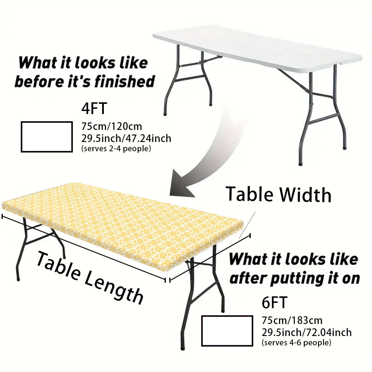 nappe table moderne motif floral bleu jaune beige coton polyester salle manger