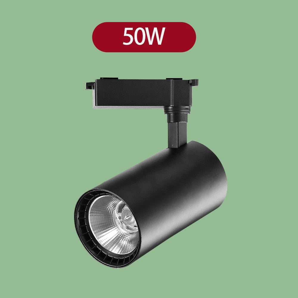 rails suspension blanc noir moderne connecteurs vis assemblage luminaires fixations fonctionnel plat lisse