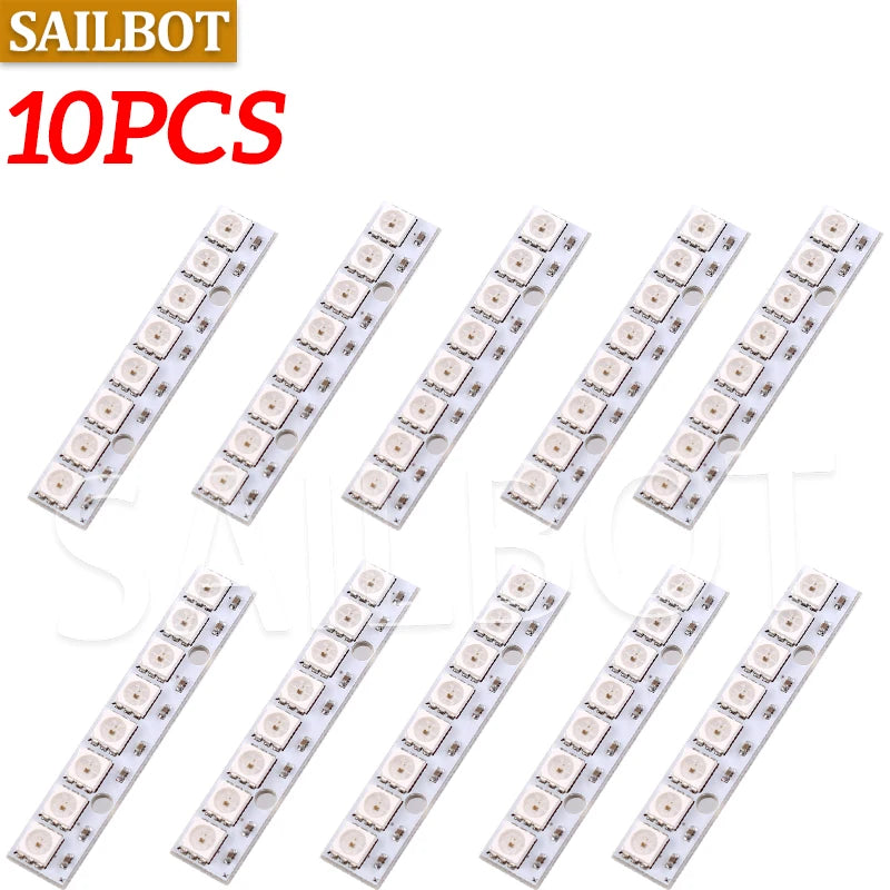 bande led 5050 rgb blanc moderne connecteurs électriques bits ws2812 led intégrées développement