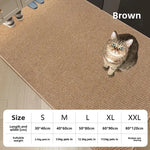 tapis chats sisal marron clair moderne antidérapant stable gratter griffes chat taille xl