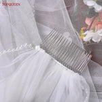 voile mariée blanc bordure peigne classique transparent soirée