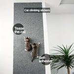 tapis auto adhésif chat texture tissée gris moderne 30cm 100cm fixé meuble durable