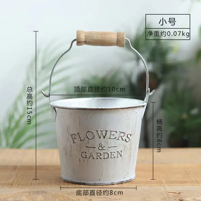 pots fleurs vintage blanc écriture jardin paris cuir fixations plantes artificielles rustiques