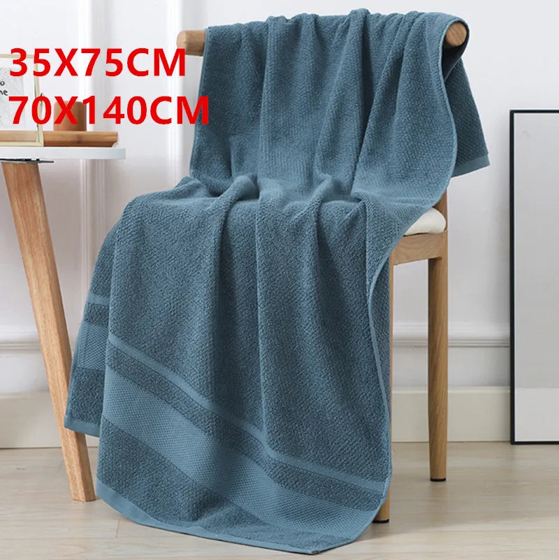 serviette bain coton bleu rose blanc rayures horizontales rapide absorbante machine moderne douce