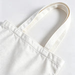 sac main toile blanc nounours mignon pure love smile wow heureux impressions cartoonesque poignées