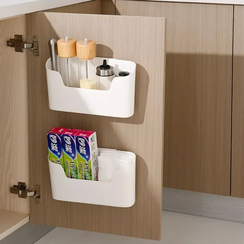 porte savon blanc adhésif mural moderne rangement lotion dentifrice gobelet magazine
