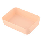 boîtes rangement multicolores plastique orange vert blanc modernes minimalistes grands capacités tiroirs