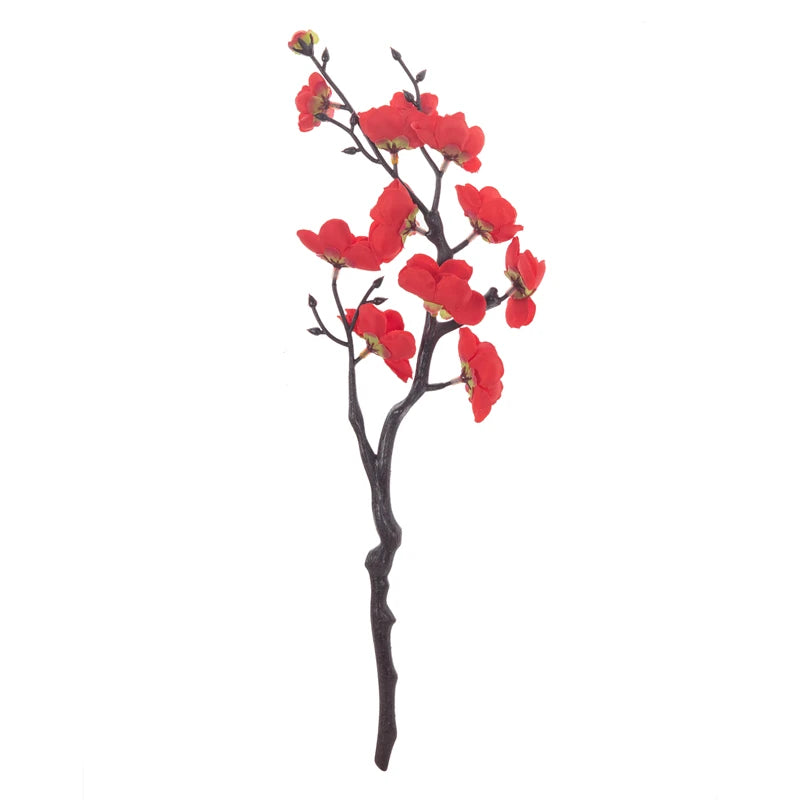 bouquet fleurs artificielles prunier soie maison mariage anniversaire fête baby shower minimalistebranches noires