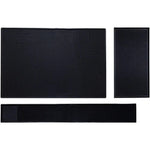 tapis bar caoutchouc silicone noir perforations antidérapant moderne cuisine accessoire résistant chaleur
