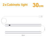 barre led 30cm 40cm 50cm adhésif blanc chargeur moderne nuit prise usb sens 90degrement
