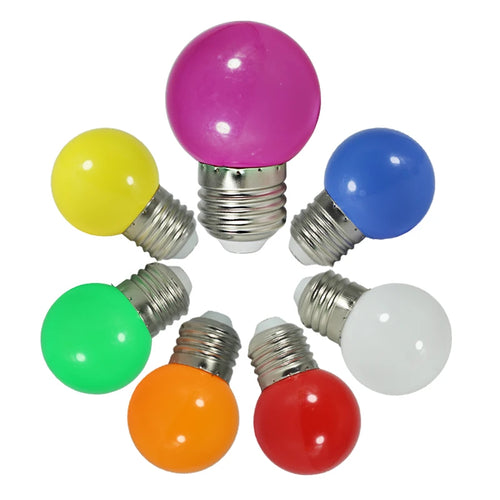 ampoule led boule mate culot e27 décoration maison lumière couleur moderne ambiance nuit intérieure