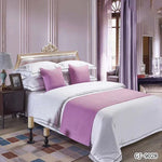 taies d'oreiller solides modernes 2pc polyester coton rouge blanc chambre coucher lit mariage hôtelDecorationSalleDeBain