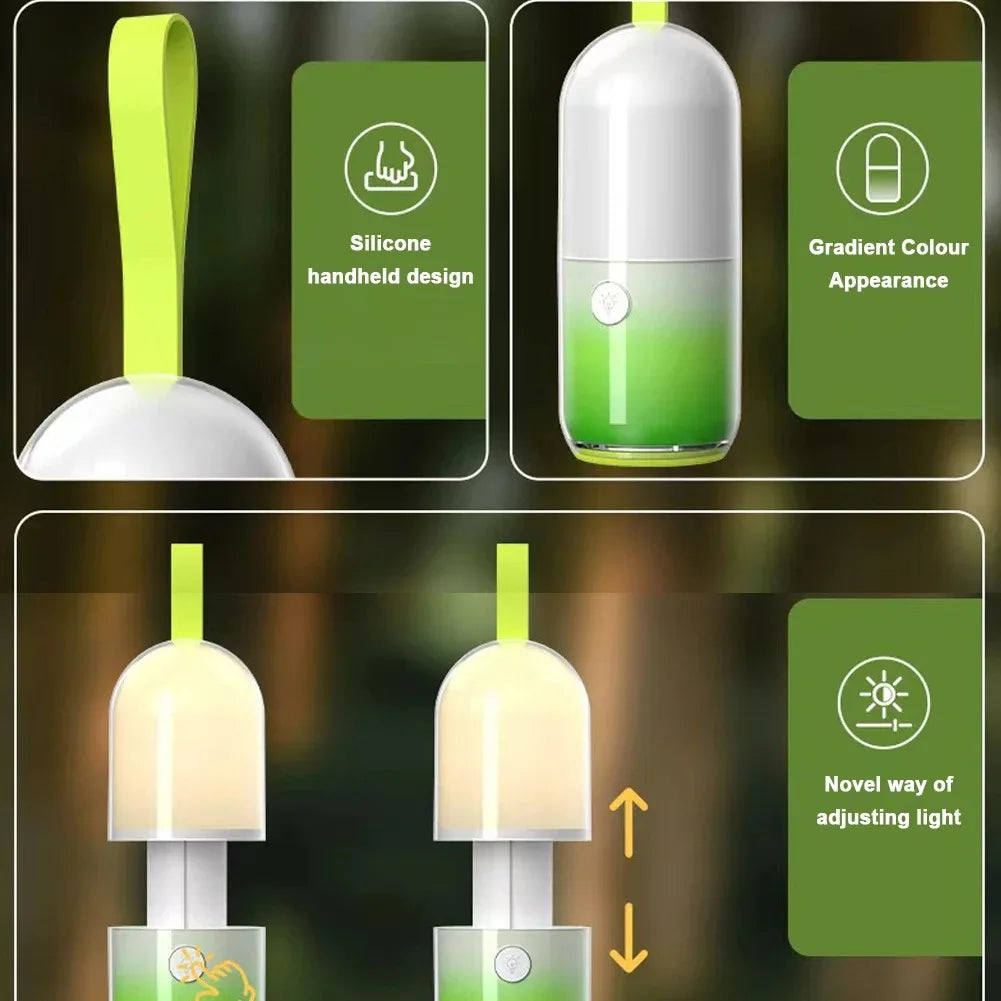 lampe torche rechargeable étanche bleu clair vert flashlight portable camping randonnéeextérieur