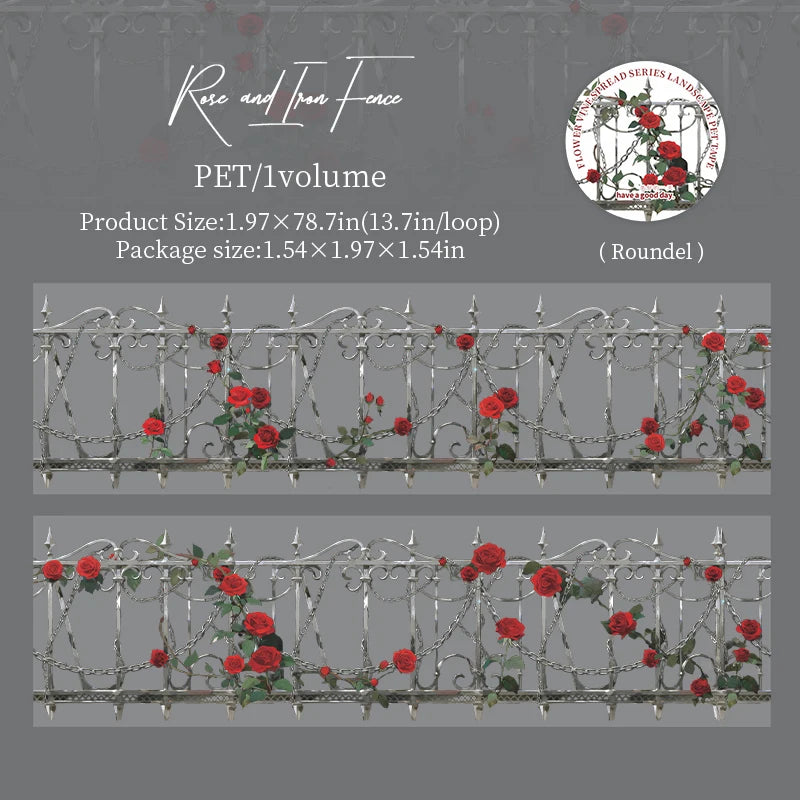 ruban decoratif transparent fleurs vigne vintage floral adhésif naturel blanc marron bleu rose vert