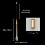 lumière suspendue moderne or transparent verre paillettes contemporaine chambre salon