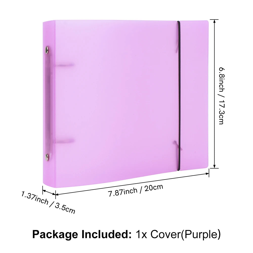organisateur pochoirs scrapbooking portfolios anneaux couleurs motifs floraux géométriques feuilles transparentes étiquettes autocollantes pochettes