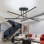 lampe suspendue moderne or noir ampoules led chambre salle manger lumière principale tricolore