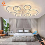 ventilateur led moderne blanc lumières télécommande strass circulaire 2000 82000 lumens