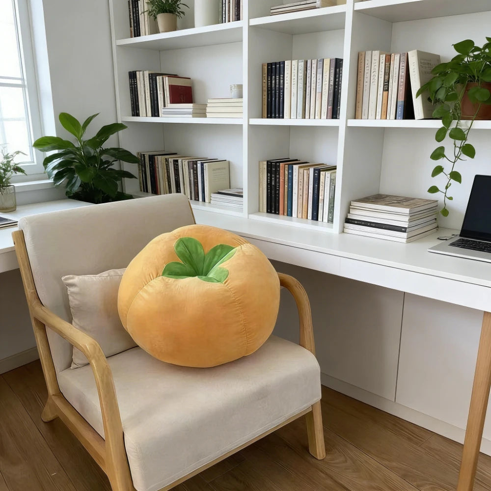 coussin mousse mémoire forme tomate citron moderne rouge jaune marronPATCH TRAVAIL lavable siège chambre