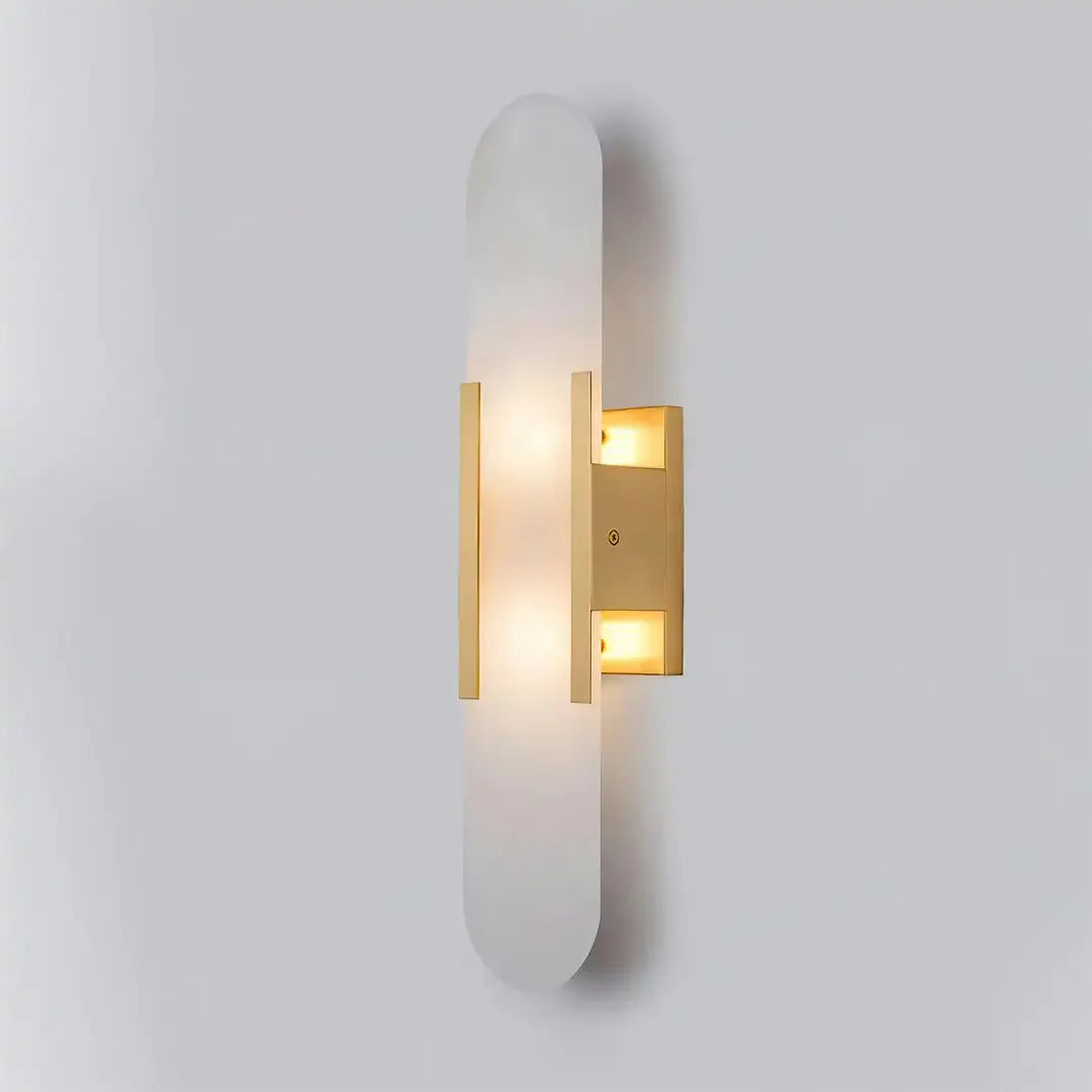 lampe murale moderne marbre blanc doré fixée mur éclairage quotidien halogène 220V 110V 249