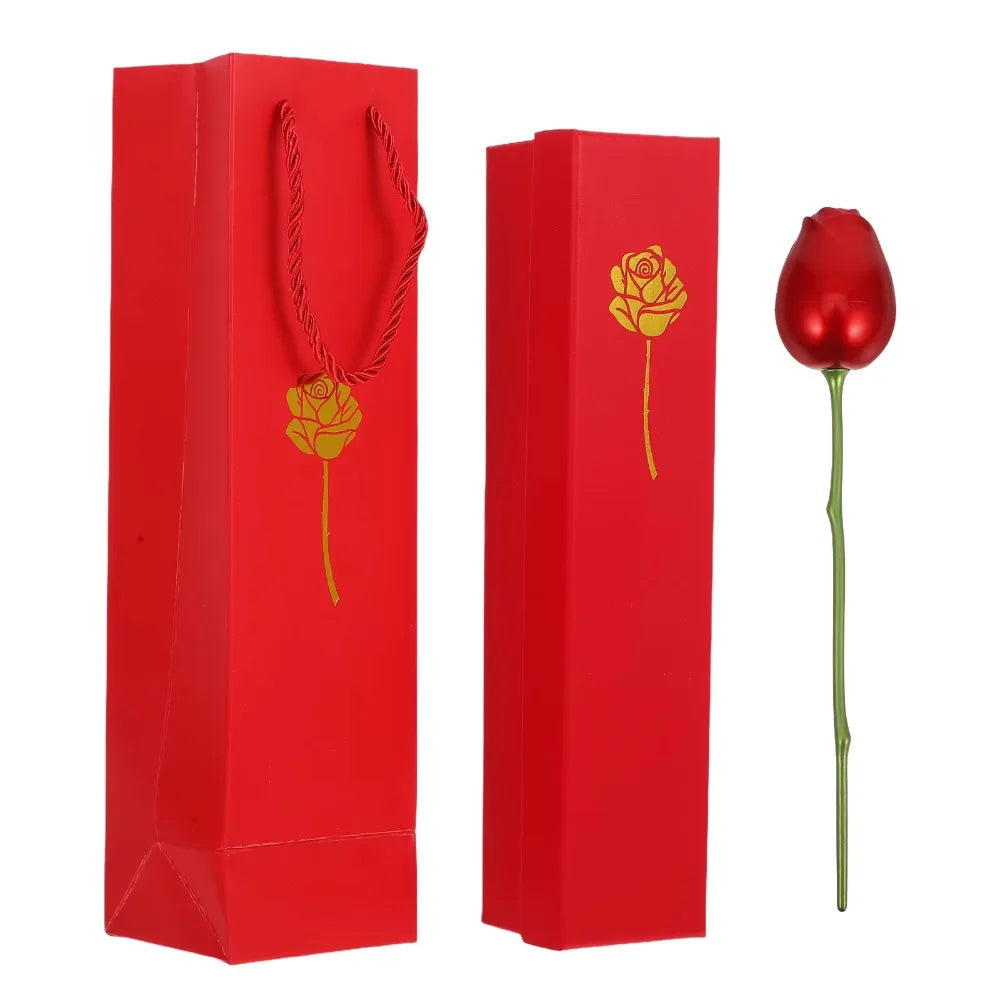 boîte rangement bijoux rose artificielle tulipe velours rouge moderne élégante portable mariage