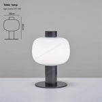 lampe table moderne ambre gris perforations circulaires transparente led 11w 15w chambre salon