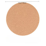 tapis table bois liège durable antidérapant silencieux protection surface ronde minimaliste naturelle rustique