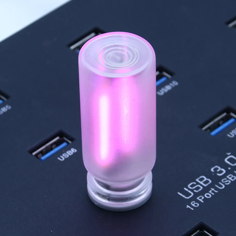 lampe led rechargeable transparente usb blanc rose vert bleu moderne minimaliste