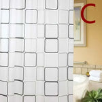 rideau douche motif étoile mer coquillage moderne opalescent éva texturé imitation tuile
