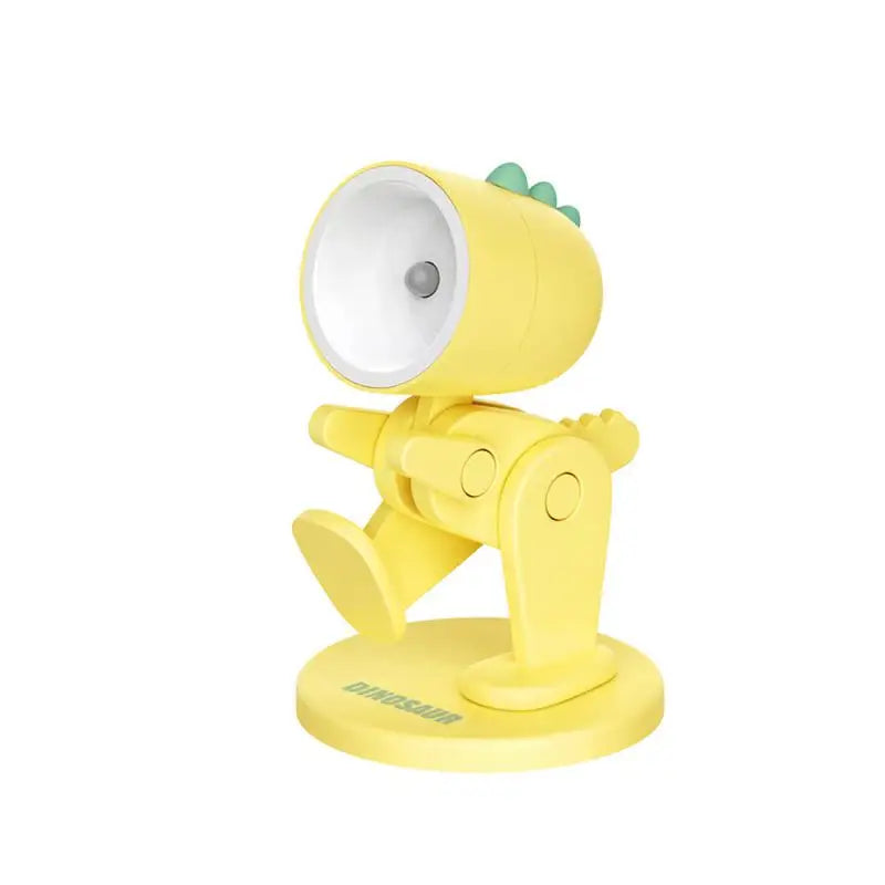 lampe table portable pliable jaune rouge bleu vert motif dinosaurien moderne emergency night light
