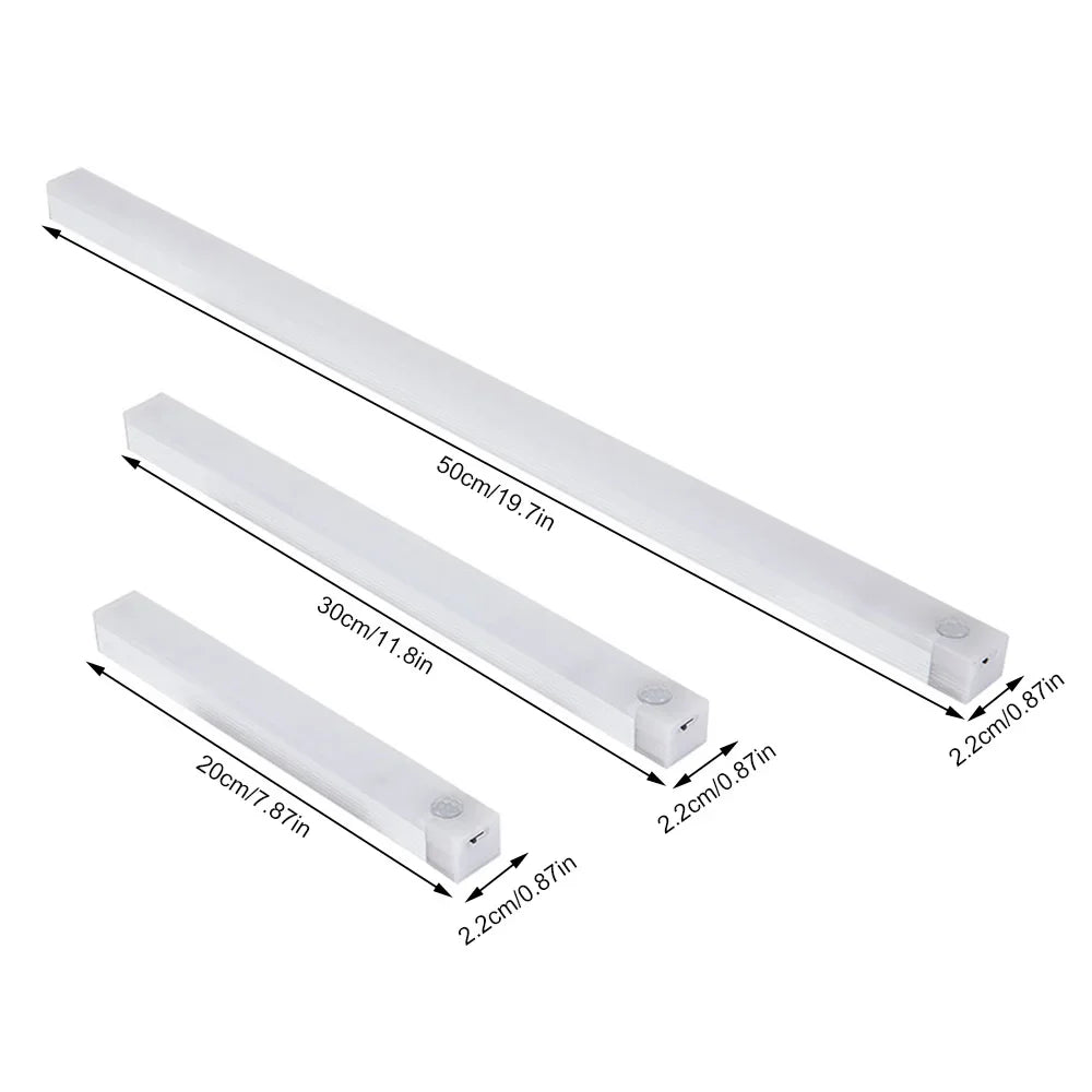lampe led detection mouvement rechargeable blanc moderne sans fil 10cm 20cm 30cm 50cm