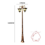 lampe rue industrielle ip65 led noir bronze vintage extérieure moderne étanche