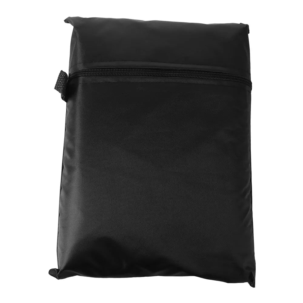 housse protection meuble noir poly coton uv résistant moderne anti poussière imperméable coupe vent