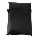 housse protection meuble noir poly coton uv résistant moderne anti poussière imperméable coupe vent