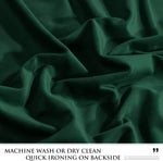rideau velours vert moderne 100 polyester fenêtre française opaque salon
