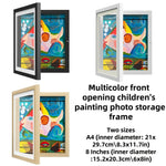 cadre photo enfant frontal magnétique dessins affiches deux tailles noir beige contemporain