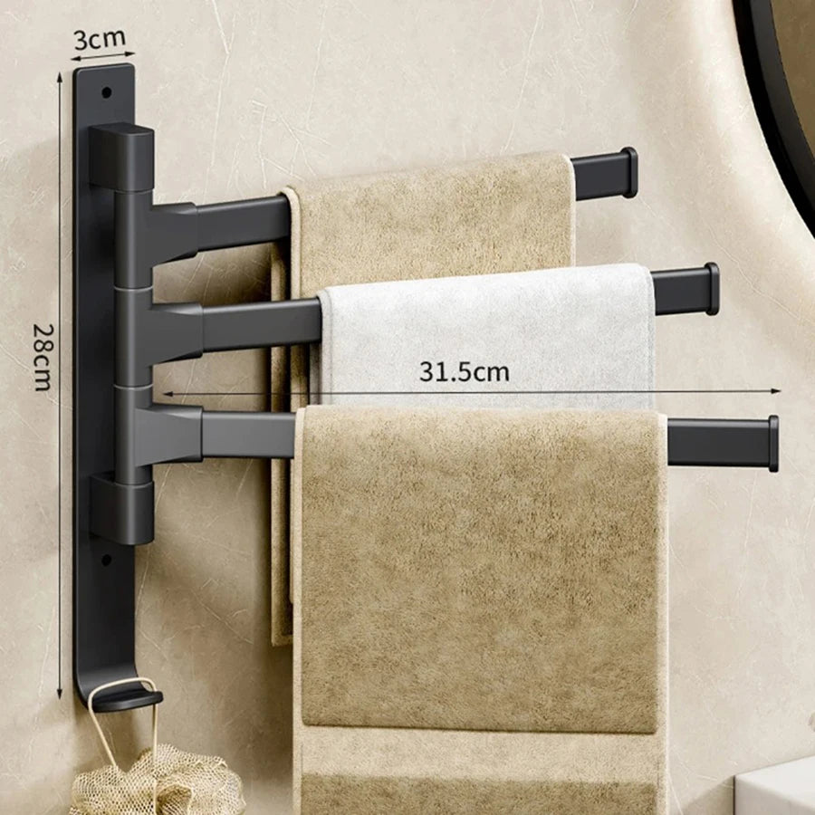 porte serviettes mural pliable moderne blanc noir gris serviettes microfibre brosse bain porte haillons