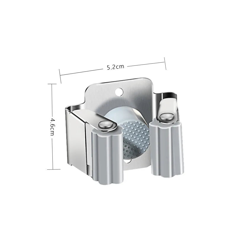 support mural acier inoxydable noir perforé moderne salle bain vis bouchons