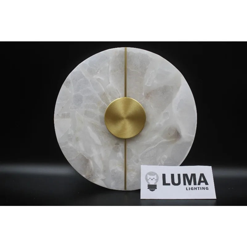 applique murale moderne marbre blanc doré cuivre led 4000k 6000k chambre salon
