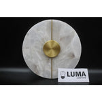 applique murale moderne marbre blanc doré cuivre led 4000k 6000k chambre salon