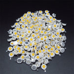 Diodes led blanc jaune 1w 3w clips métalliques haute luminosité projecteurs downlight bricolage